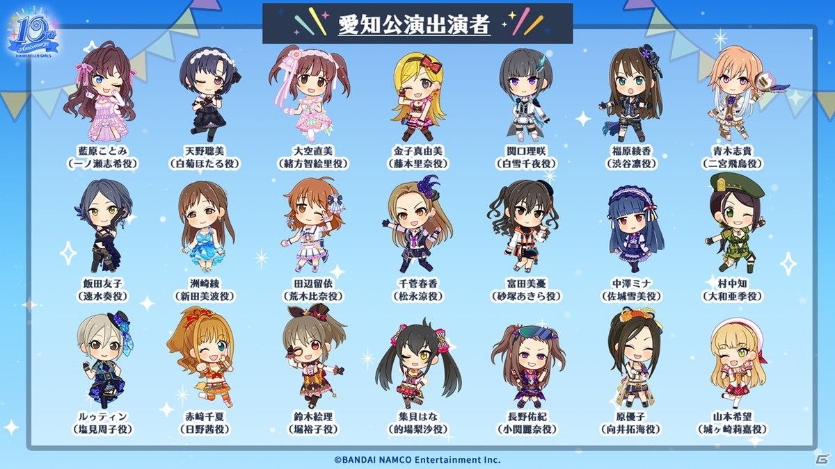 アイドルマスター シンデレラガールズ」全国4ヶ所で行われる10周年記念