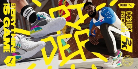 2KとPUMAがコラボ!「NBA 2K21」ゲーム内にCourt Rider最新モデルが登場の画像1