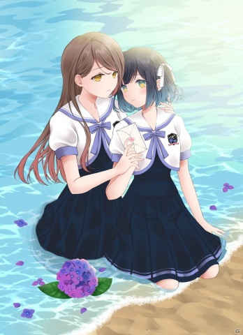 百合ADV「ツユチル・レター～海と栞に雨音を～」がSteamで6月30日にリリース予定の画像1