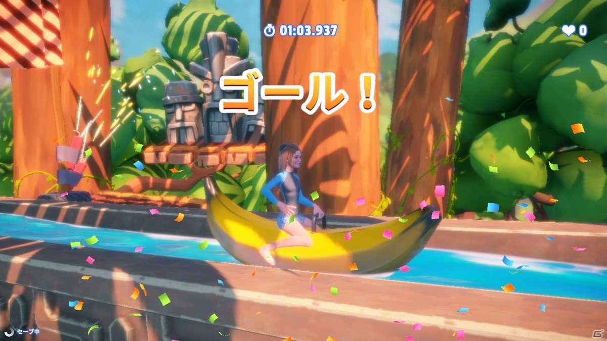 PS4/Switch「スライド・スターズ」が発売！世界的なスーパースターを操作してウォータースライドに挑むアクションゲームの画像9