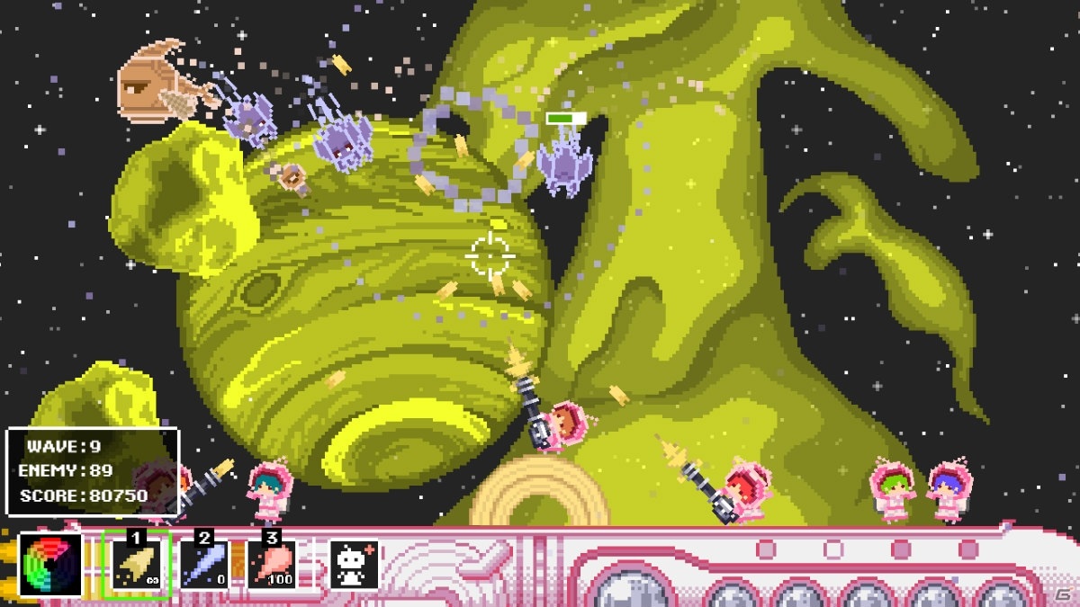 大事なバウムクーヘンを“ヤツら”から守れ！ドット絵シューティングディフェンス「バウムインベーダー」がSteamで発売の画像5