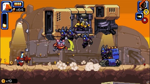 ガチョウとなって破壊の限りを尽くす2Dアクション「マイティ・グース」が配信開始！スピードラン＆ファンアートコンテストもの画像4
