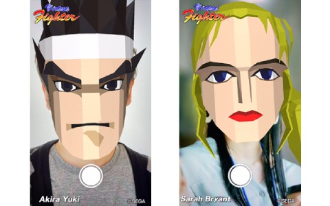 顔認識でキャラクターに変身！Web AR「『Virtua Fighter』なりきりキャラクター」が公開