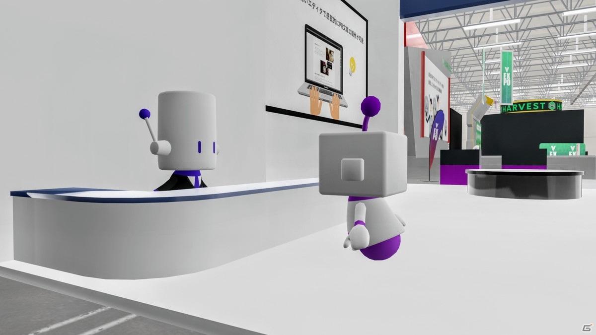 PCやスマホのブラウザから参加できるバーチャル展示場「V-expo」がオープン！の画像3