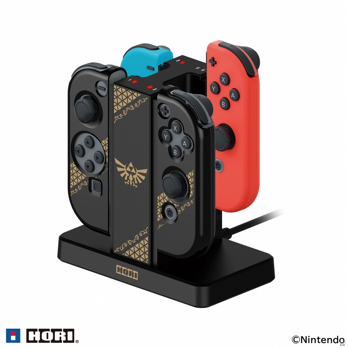 「ゼルダの伝説」デザインのJoy-Con充電スタンド＋PCハードカバーセットが7月16日に発売！の画像1