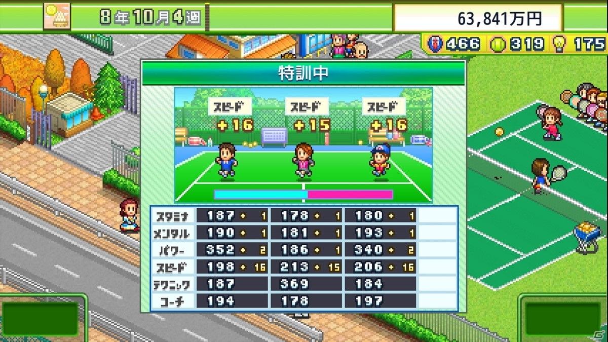 カイロソフトが贈る経営シミュレーションゲーム「テニスクラブ物語」「開園ピクセル牧場」にPS4版が登場！の画像13