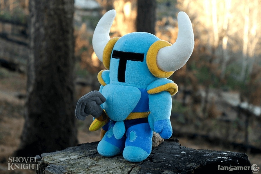 「ショベルナイト」のぬいぐるみとピンバッジがFangamer Japanで発売！ショベルを手にした青い騎士を部屋に招待しようの画像6