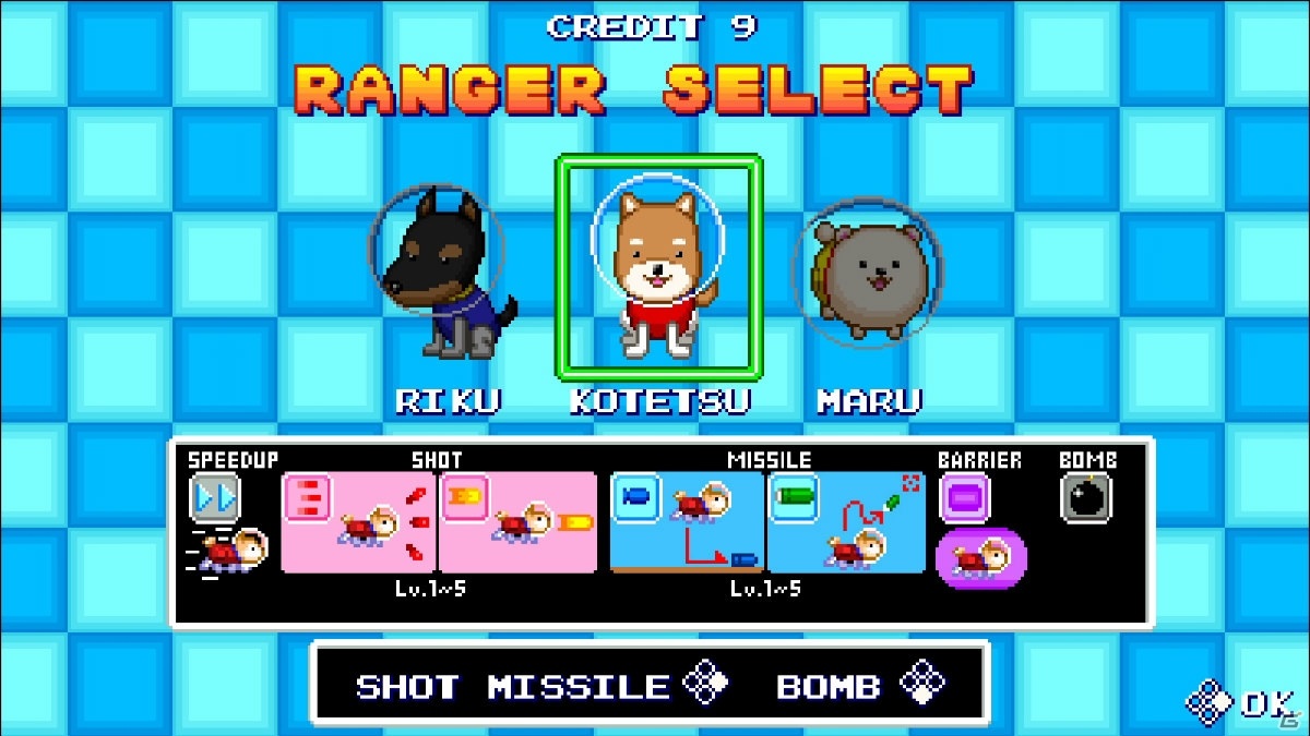 漫画家・大江しんいちろう氏による16bit風STG「RANGERDOG-レンジャードッグ-」がSwitch/Steamで6月17日に配信！の画像4