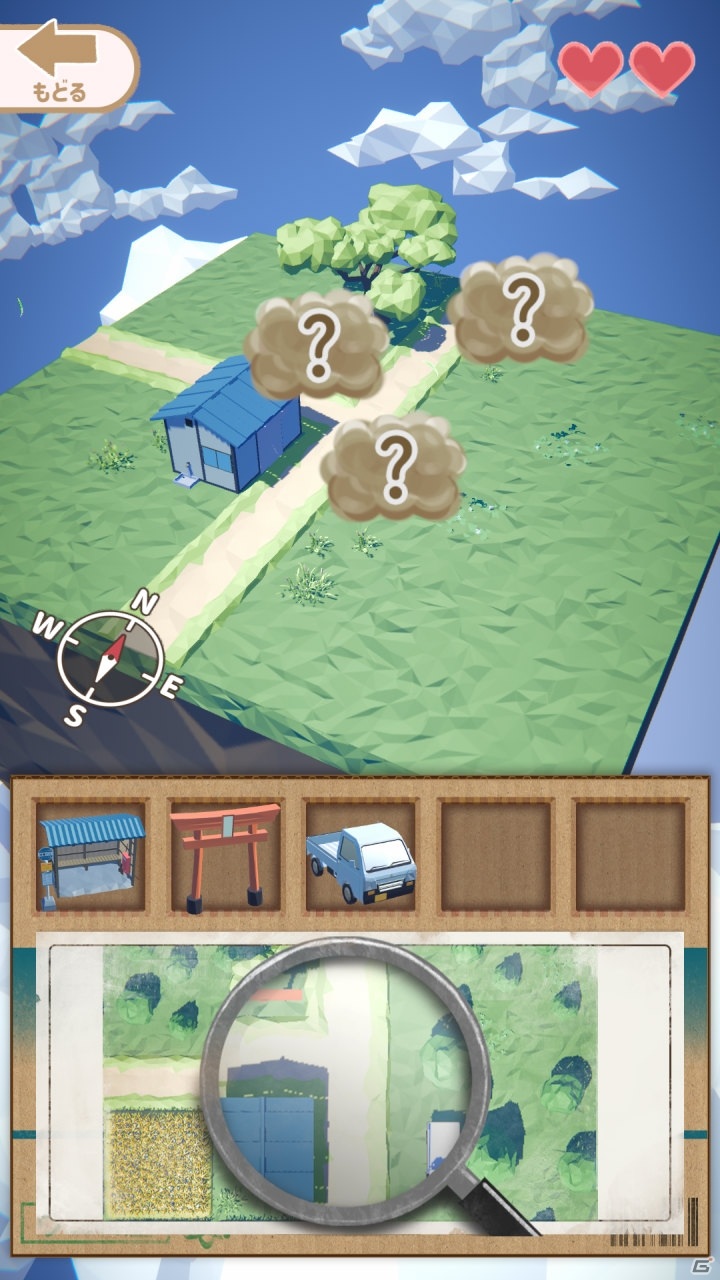 iOS/Android「ナゾときパズル ニョッキン村」が配信！懐かしい田舎の風景を完成させるパズルゲームの画像3