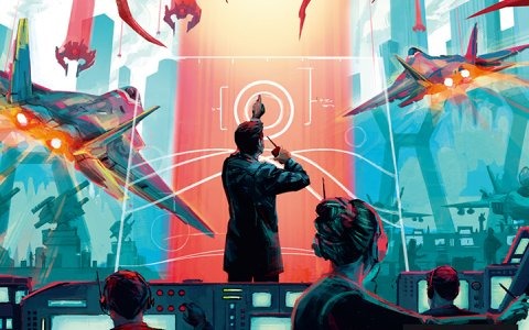 宇宙人の侵略に対抗する1人プレイ専用ボードゲーム「アンダー・フォーリング・スカイ」が発売！
