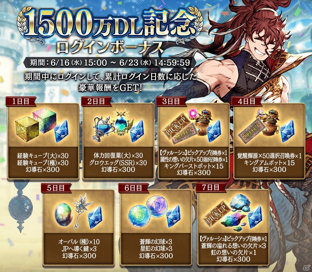 「FFBE 幻影戦争」1,500万DL突破を記念して1日1回限定無料10連召喚が実施！新ユニット「ヴァルーシュ」も登場の画像8