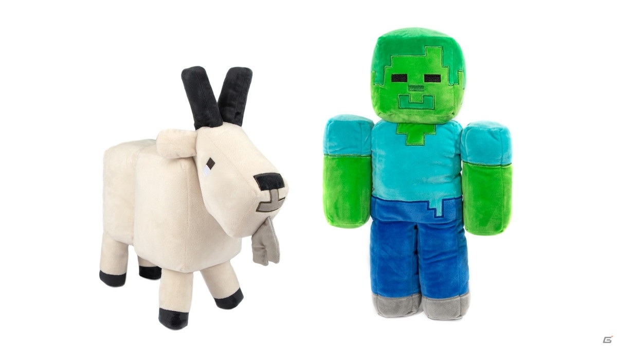 Minecraft のクリーパーやパンダなどのキャラクターが 抱きぐるみ になって登場 ゲーム情報サイト Gamer