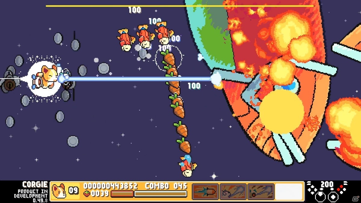 サイボーグのコーギーを操るSTG「ProtoCorgi」が8月26日に発売！レベルエディターを含む体験版がSteam Next Festで公開中の画像4