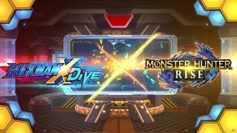 「ロックマンX DiVE」と「モンスターハンターライズ」のコラボPVが公開！全9種のコラボダイヴカードも紹介の画像1