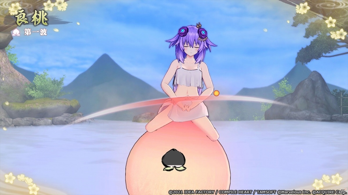 「閃乱忍忍忍者大戦ネプテューヌ -少女達の響艶-」ドキドキなミニゲーム「乳桃瞑想」の詳細が公式サイトで公開！の画像2