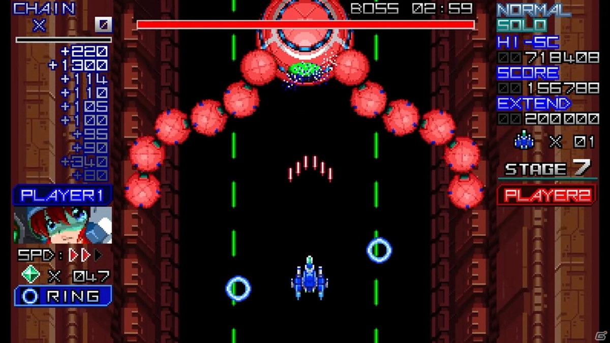 Switch「レイジングブラスターズ」が配信開始！高速スクロールと破壊の爽快感が特徴のSTGの画像7
