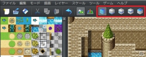 「RPGツクールMZ」バージョン1.3.1が配信開始！レイヤー切り替えボタンなどが実装の画像1