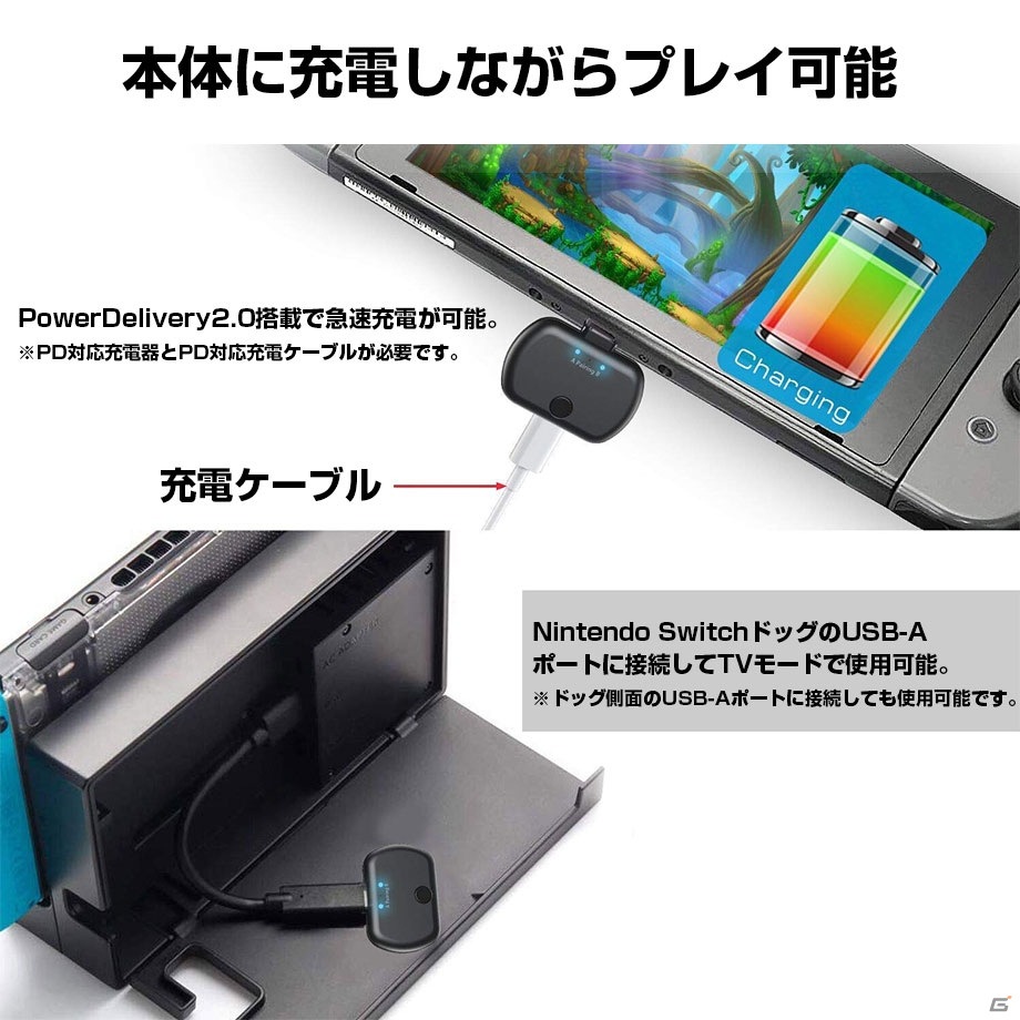 オーディオトランスミッター「BT-TM800」「BT-TM700」のセールが実施！家庭用ゲーム機やPCなどの音声を手軽にワイヤレス化の画像9