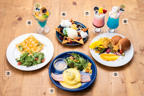 カプコンカフェと「囚われのパルマ」シリーズのコラボメニューが公開！ランチョンマットなどのノベルティ情報もの画像1