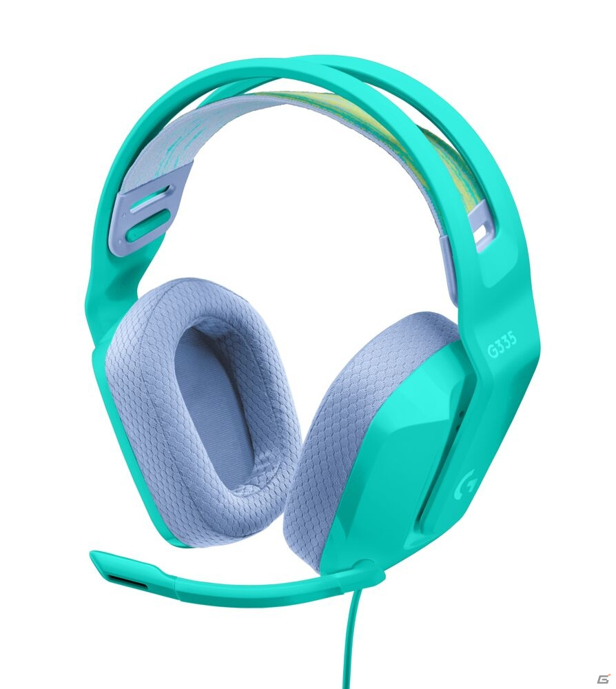 最軽量240gの「G335 有線 ゲーミング ヘッドセット」が7月29日に発売！無線マウス「G304」の新色・ミントも登場の画像3