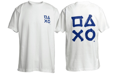 PlayStationのグラフィックアートデザインTシャツに「筆文字」「リメイク」デザインが登場！