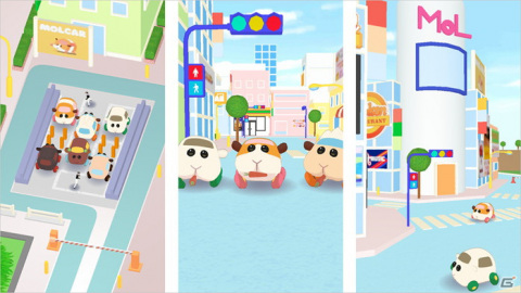 「PUI PUI モルカー」初の公式ゲーム化作品として「PUI PUI モルカー もぐもぐパーキング」が7月中にスマホで配信決定！の画像2