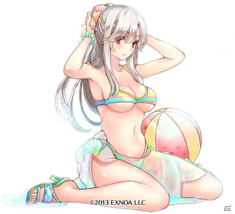 「千年戦争アイギス」に水着姿のセーラやアレイダが登場！水着キャラも登場する10連チケットが報酬のミッションも実施の画像8