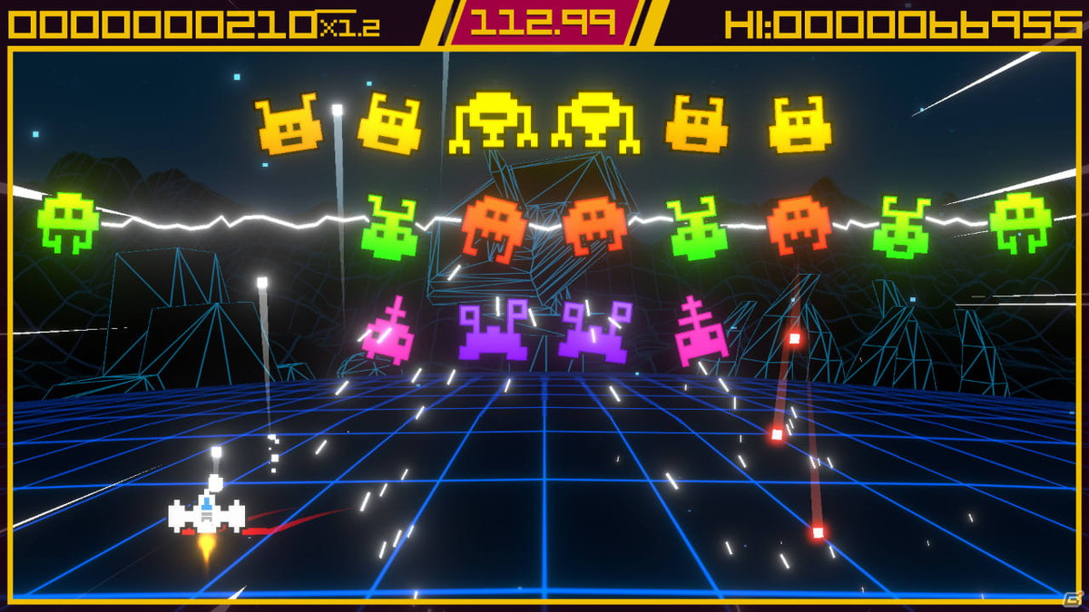 Switch「スーパーデストロノートDX-2」が配信開始！シンプルだからこそ奥深いレトロなスペースSTGの画像7