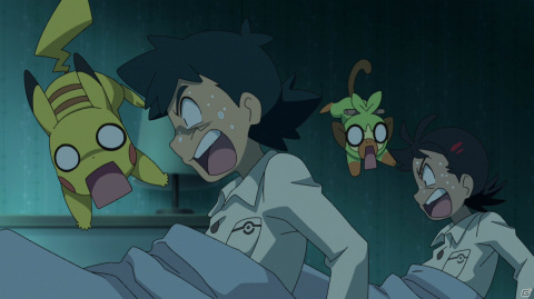 ポケモンシンオウポスターダークライヒカリサトシ映画