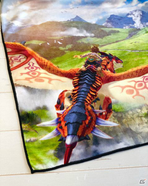 「モンスターハンターストーリーズ2 ～破滅の翼～」のBIGタオルとハンディファンが「カプとれ」限定プライズとして登場！の画像3