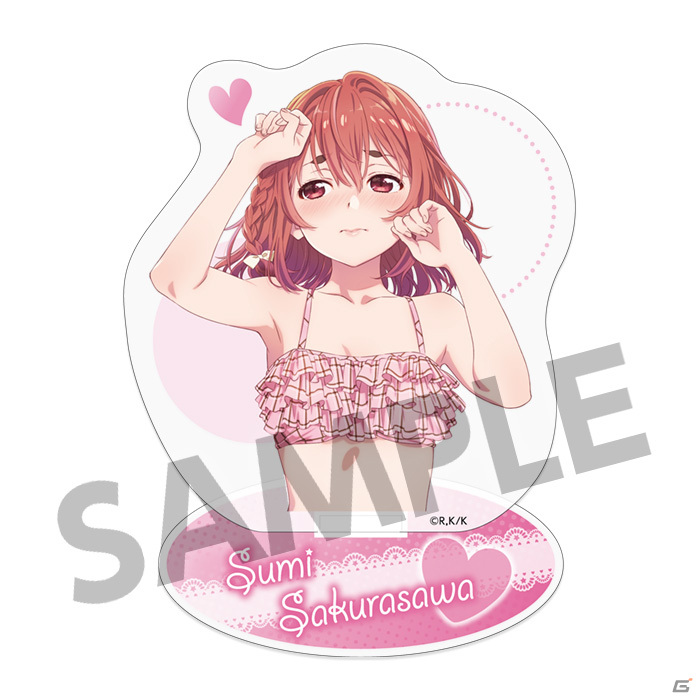 TVアニメ「彼女、お借りします」より水着姿の千鶴たちのアクリルフィギュアやフルグラフィックTシャツが登場！の画像11
