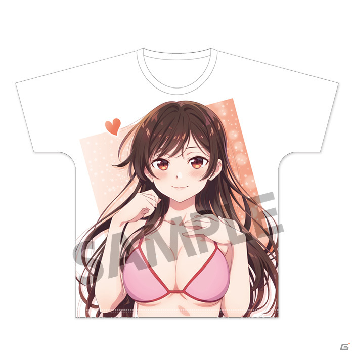 TVアニメ「彼女、お借りします」より水着姿の千鶴たちのアクリルフィギュアやフルグラフィックTシャツが登場！の画像12