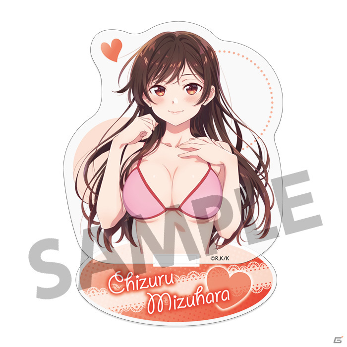TVアニメ「彼女、お借りします」より水着姿の千鶴たちのアクリルフィギュアやフルグラフィックTシャツが登場！の画像8