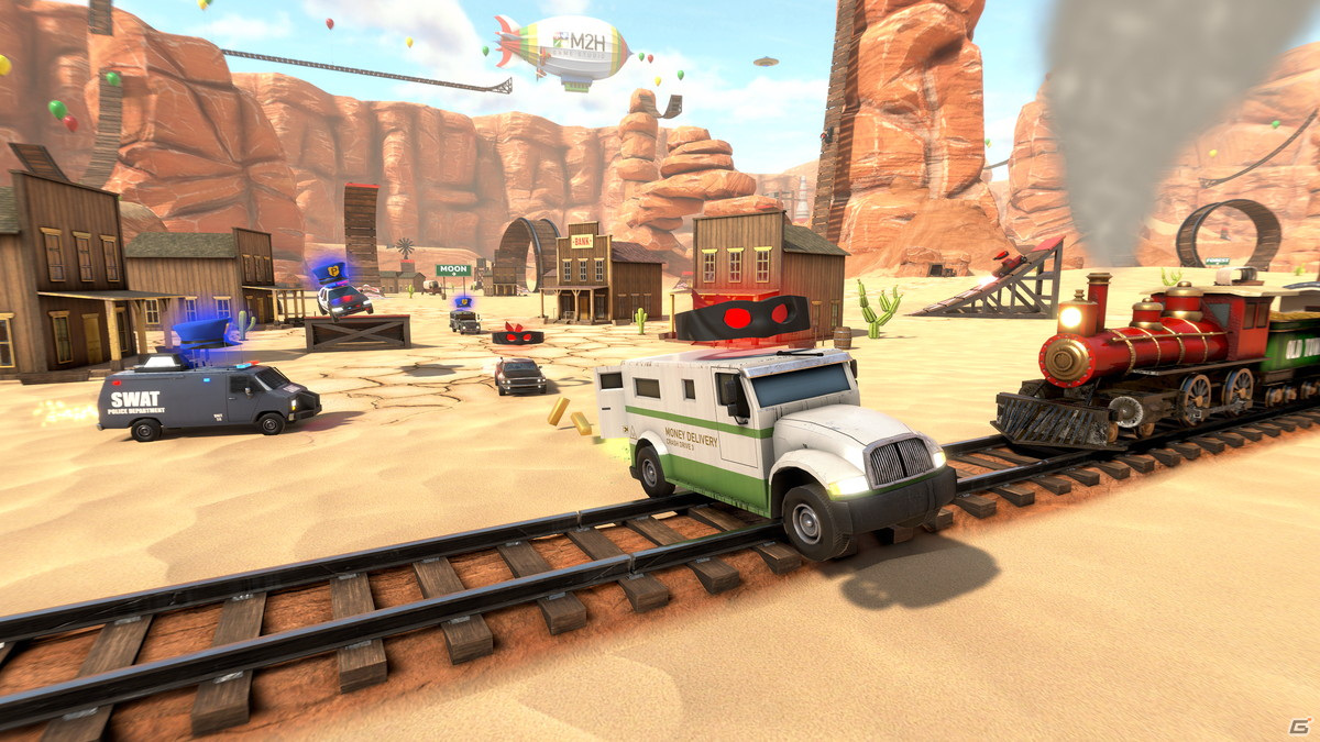 ハチャメチャなカースタントが楽しめる「クラッシュドライブ3」がPS5/PS4/Xbox Series X|S/Xbox One/Switch/PC/スマホ向けに配信開始！の画像2