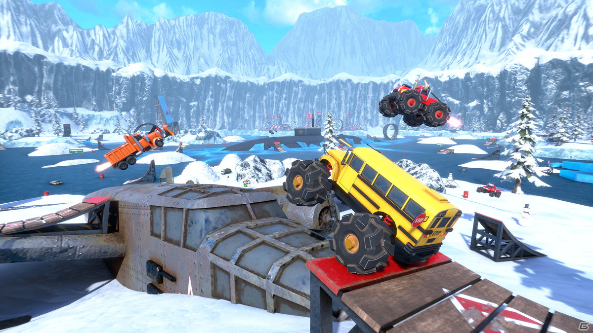 ハチャメチャなカースタントが楽しめる「クラッシュドライブ3」がPS5/PS4/Xbox Series X|S/Xbox One/Switch/PC/スマホ向けに配信開始！の画像5