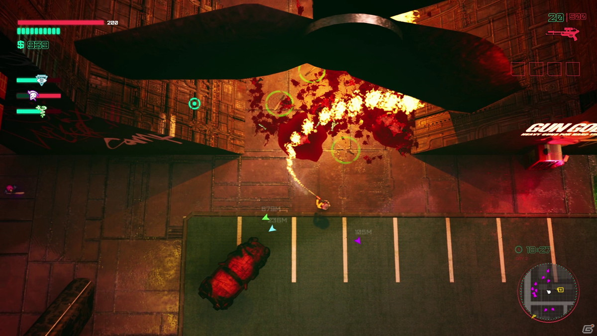 サイバーパンクな世界を舞台にしたACT「Glitchpunk」のアーリーアクセスが8月11日よりSteamで開始！の画像6