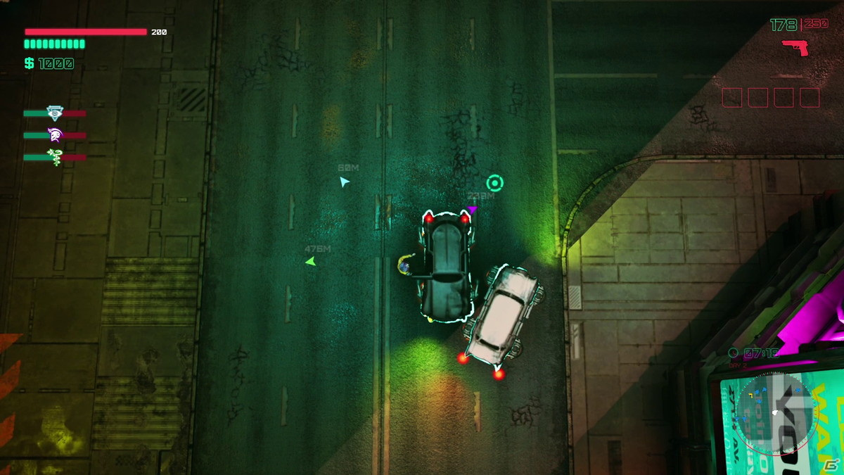サイバーパンクな世界を舞台にしたACT「Glitchpunk」のアーリーアクセスが8月11日よりSteamで開始！の画像8
