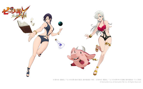 「七つの大罪 ～光と闇の交戦～」ホーク＆エリザベスとマーリンの新シーズナルSSRが登場！