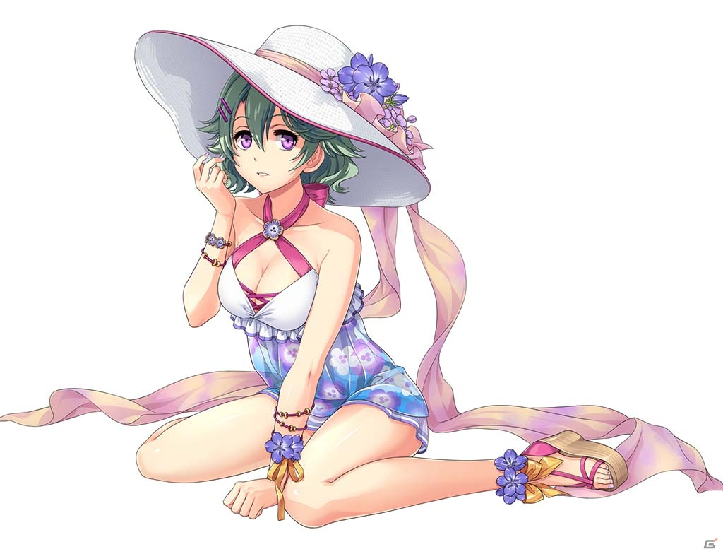 英雄伝説 暁の軌跡モバイル」“閃の軌跡IV”より水着姿のミュゼ