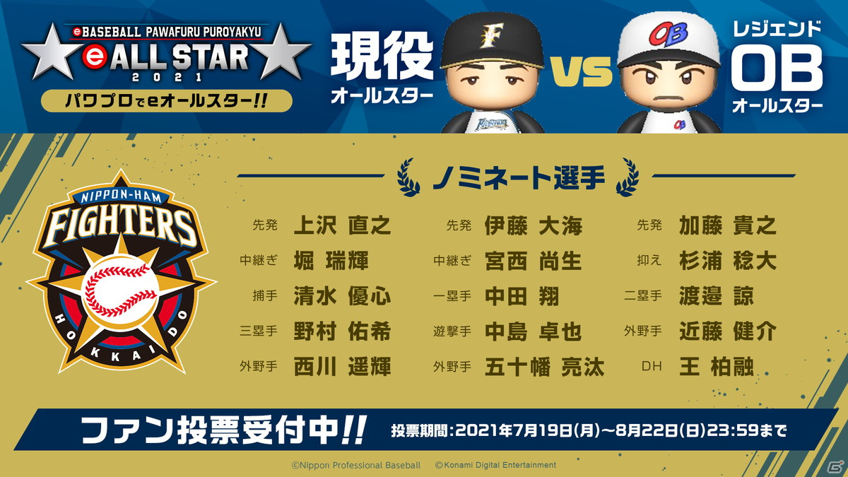 「eBASEBALLパワフルプロ野球2020」のオンラインイベント「eオールスター2021」が9月6日より開催！の画像10