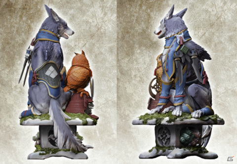 「モンスターハンターライズ」オトモガルクの大型フィギュアが11月25日に発売！イーカプコンなどで予約受付中の画像2