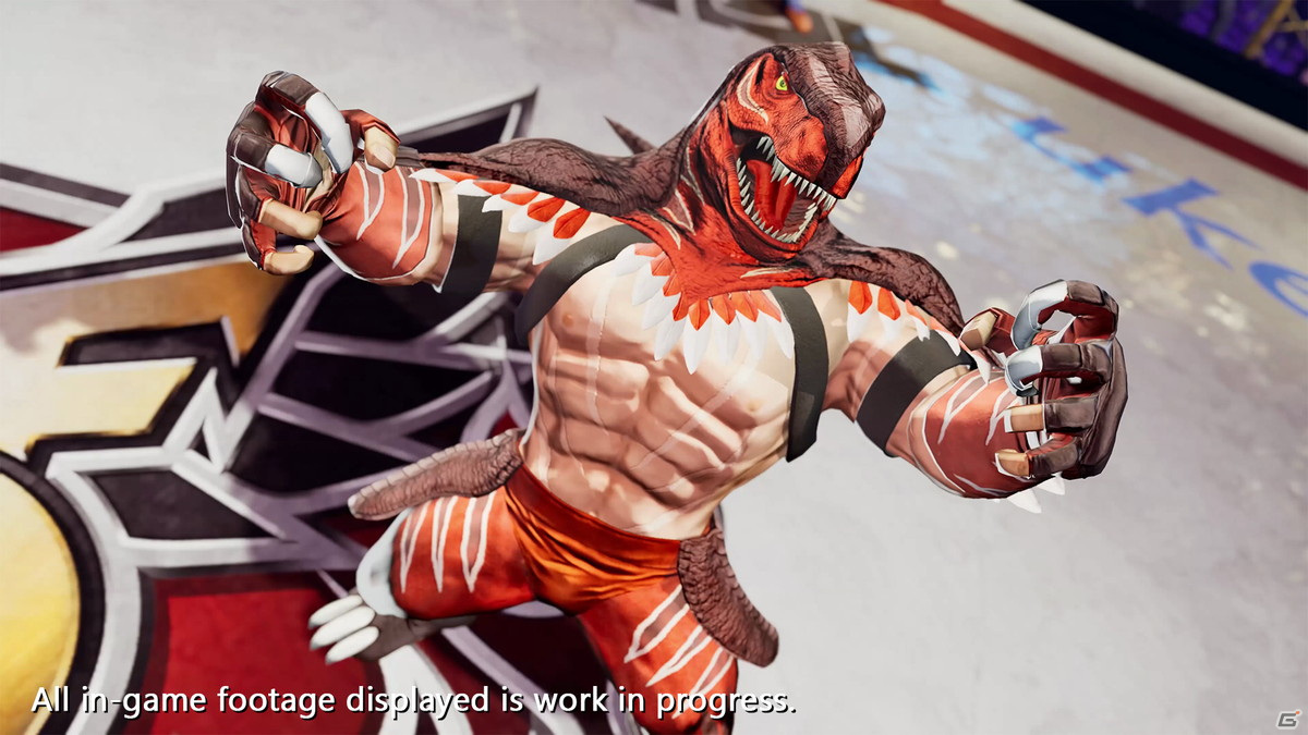 「THE KING OF FIGHTERS XV」ティラノサウルスのマスクを被った謎の悪役レスラー「キング・オブ・ダイナソー」のトレーラーが公開！の画像4
