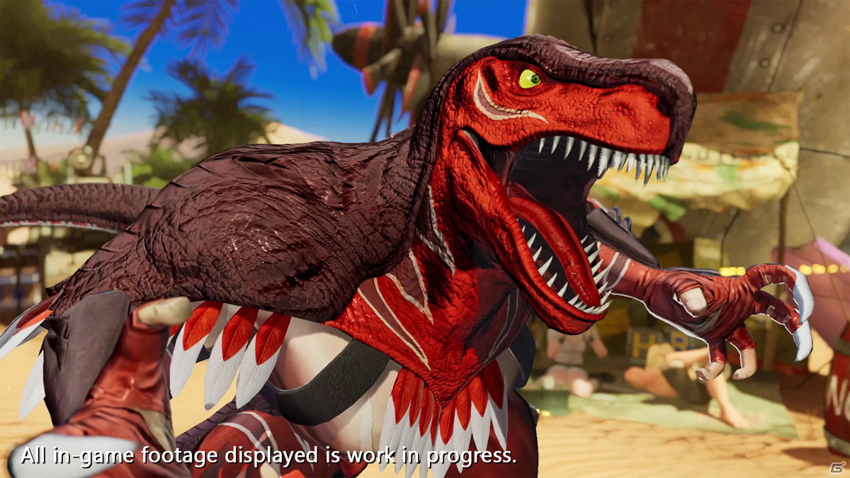 「THE KING OF FIGHTERS XV」ティラノサウルスのマスクを被った謎の悪役レスラー「キング・オブ・ダイナソー」のトレーラーが公開！の画像6