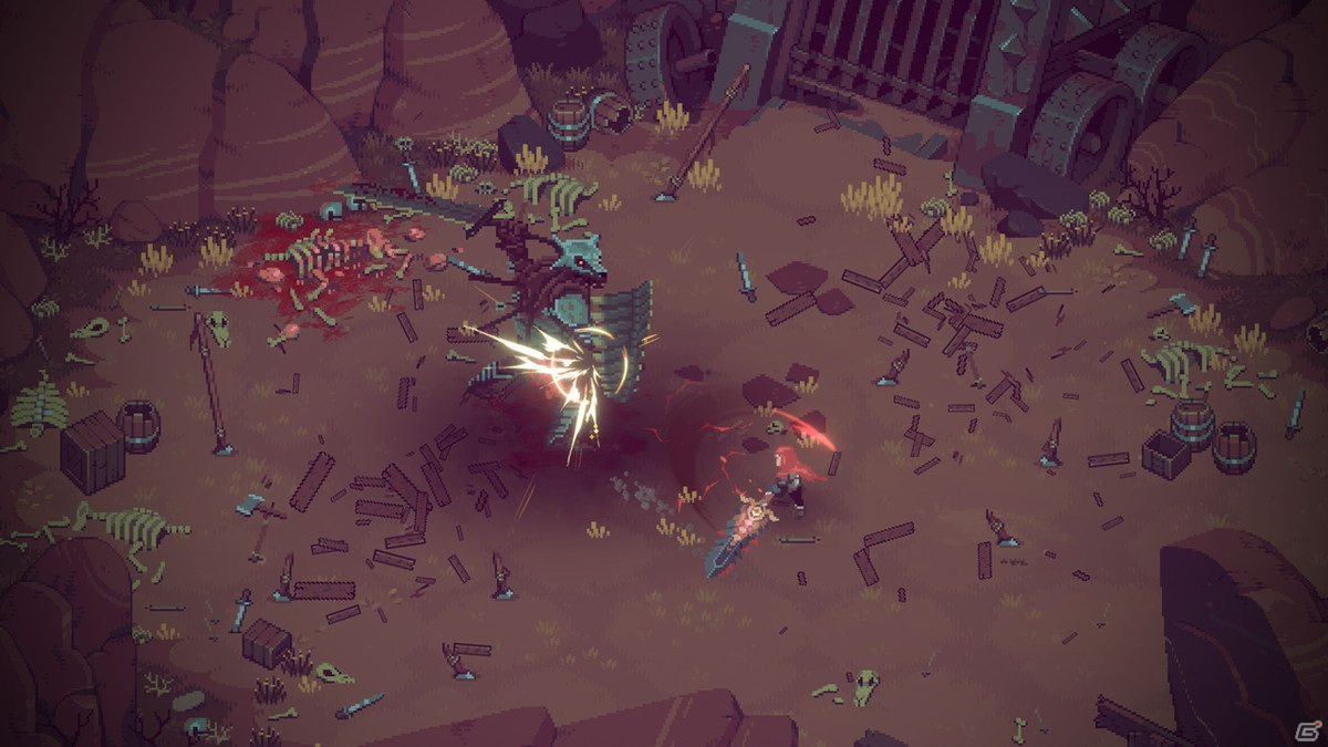 Switch「Eldest Souls」が7月29日に配信！神々との闘いを制してアビリティを解放していく高難度2Dアクションの画像4
