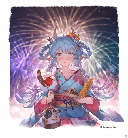 「グランブルーファンタジー」シャトラの浴衣スキンが登場！「あなたと光華」スキンセットが発売の画像2