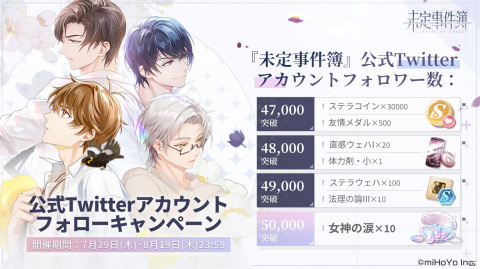 女性向け恋愛ミステリー「未定事件簿」がiOS/Android向けに配信開始！ミニキャラが可愛いLINEスタンプVol.1もの画像6