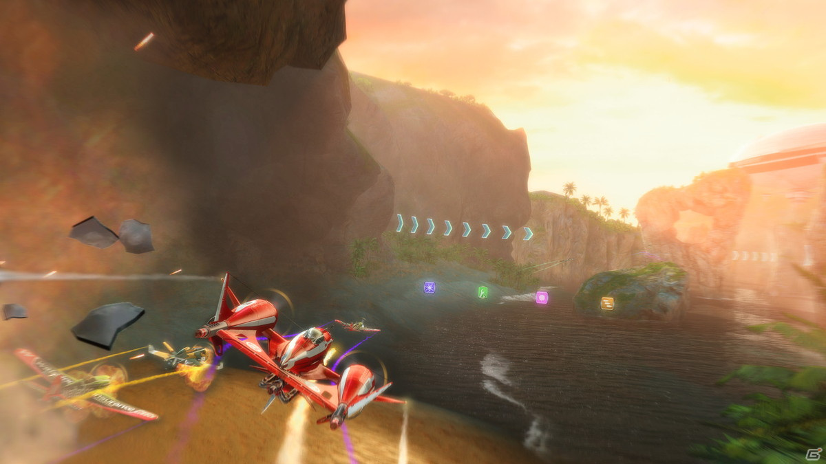 スピード感満載の戦闘機レースアクションゲーム「スカイドリフト インフィニティ」が配信開始！の画像2