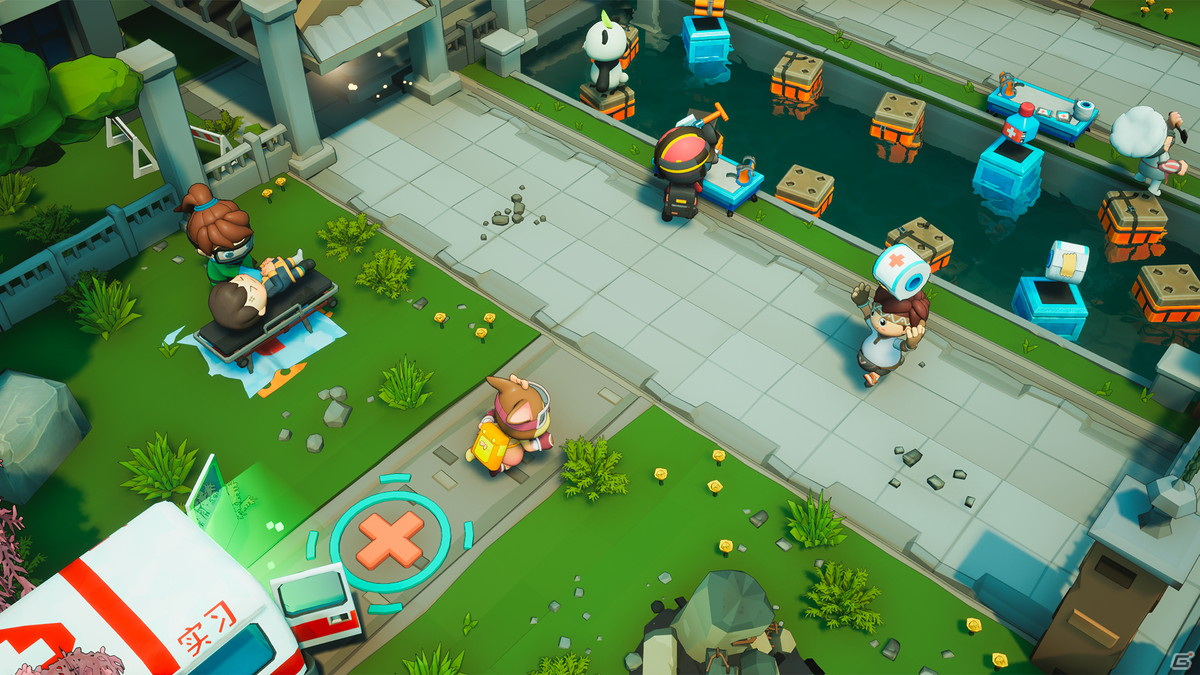Steam「Rescue Party: Live!」が2021年秋に配信！最大4人で遊べるレスキューアドベンチャーゲームの画像2