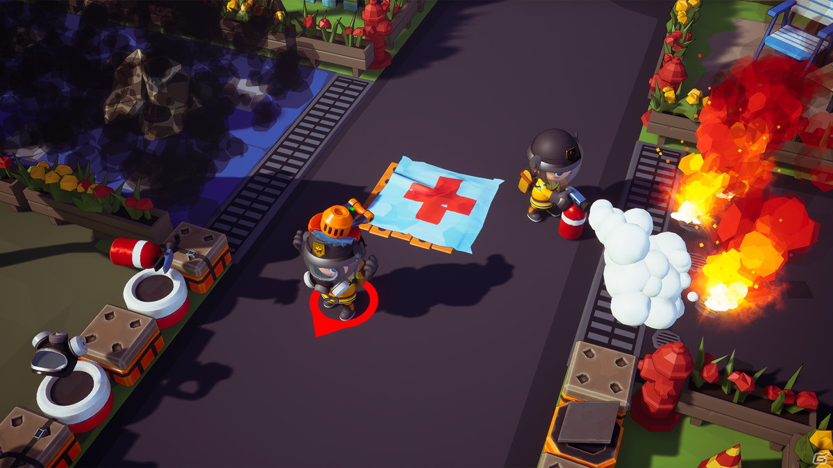 Steam「Rescue Party: Live!」が2021年秋に配信！最大4人で遊べるレスキューアドベンチャーゲームの画像3