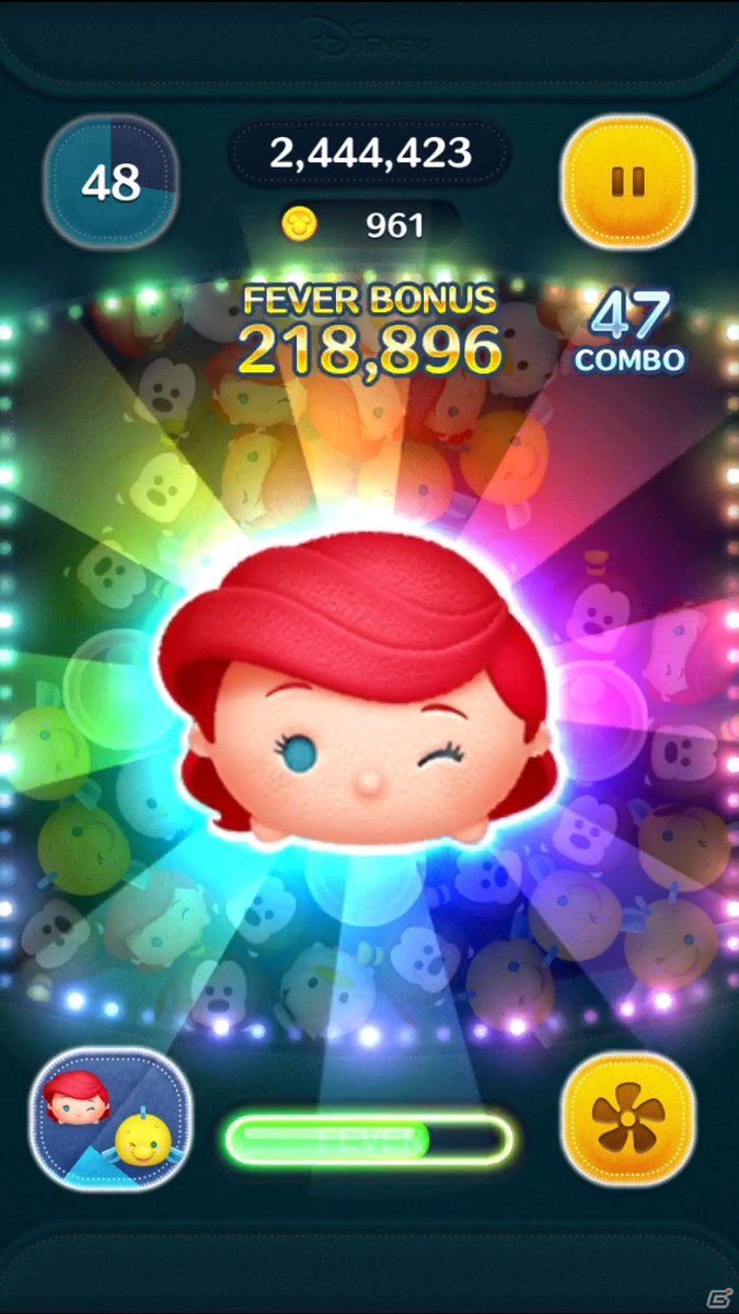 「LINE：ディズニー ツムツム」いきなりスキル3で獲得できるペアツム「アリエル＆フランダー」が期間限定で新登場！の画像6